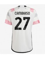 Juventus Andrea Cambiaso #27 Venkovní Dres 2023-24 Krátký Rukáv